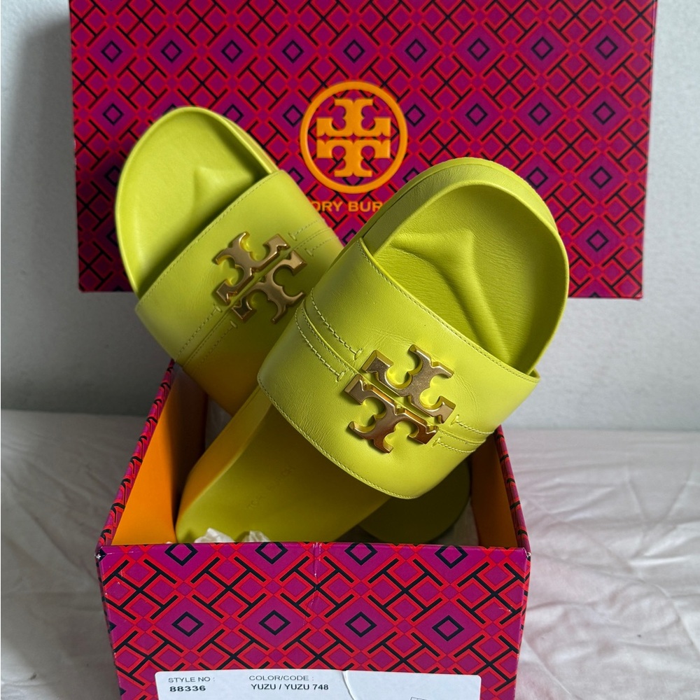 Tory Burch Yuzu Slide Sandals🍋
